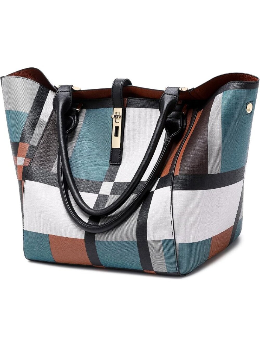 Spacious Women's Work Tote Bag - Stylish Big Bucket Purse for Everyday Use